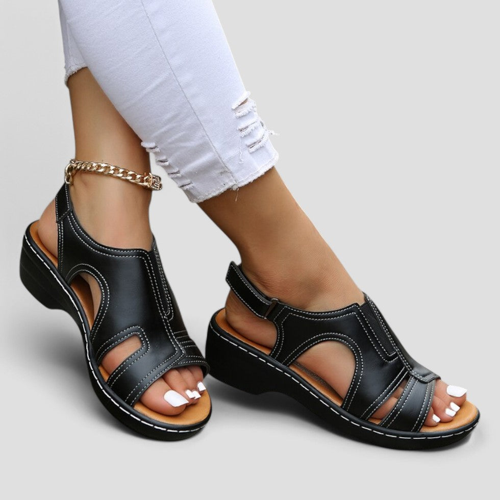 Leather Support Sandals for Women