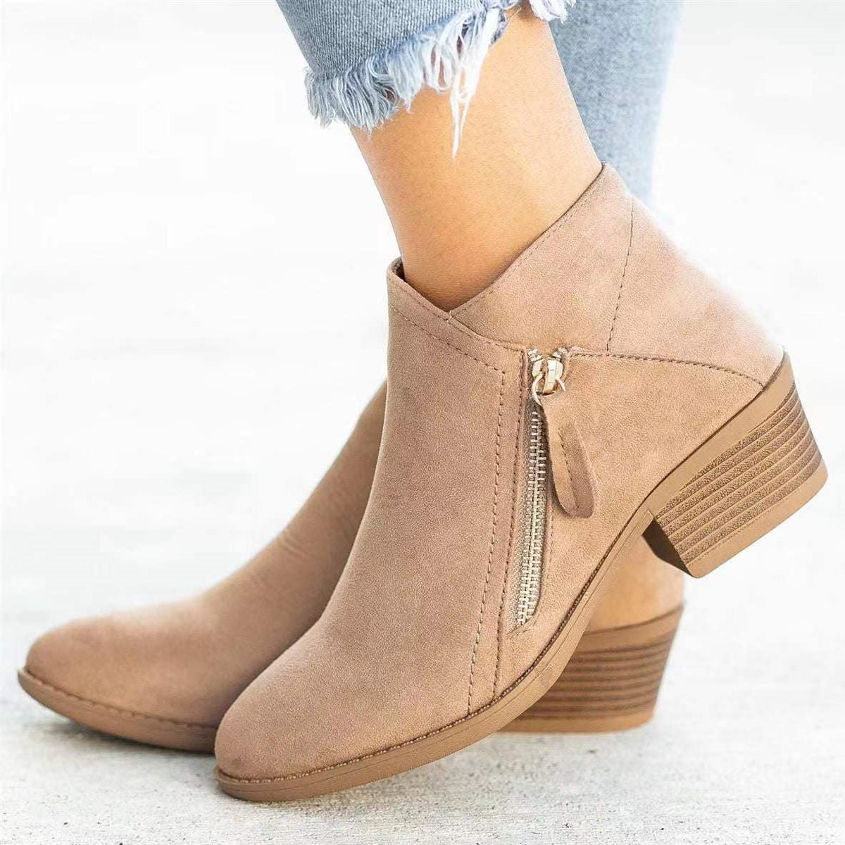 Women’s Faux Suede Ankle Boots