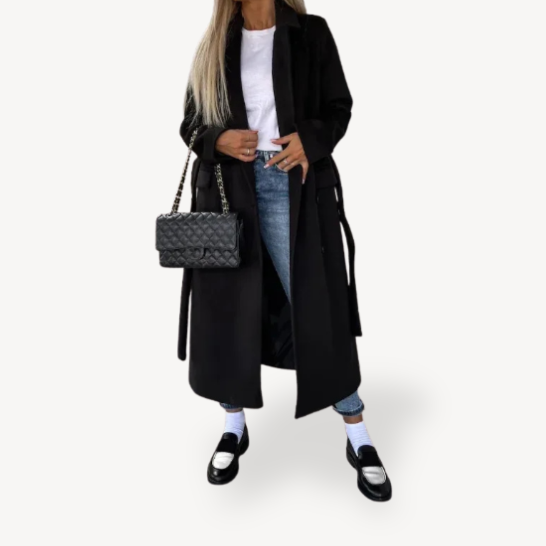 Women’s Double Breasted Woolen Coat