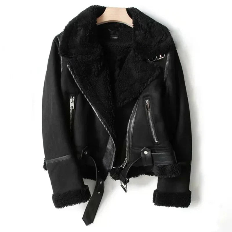 Women’s Shearling Aviator Jacket