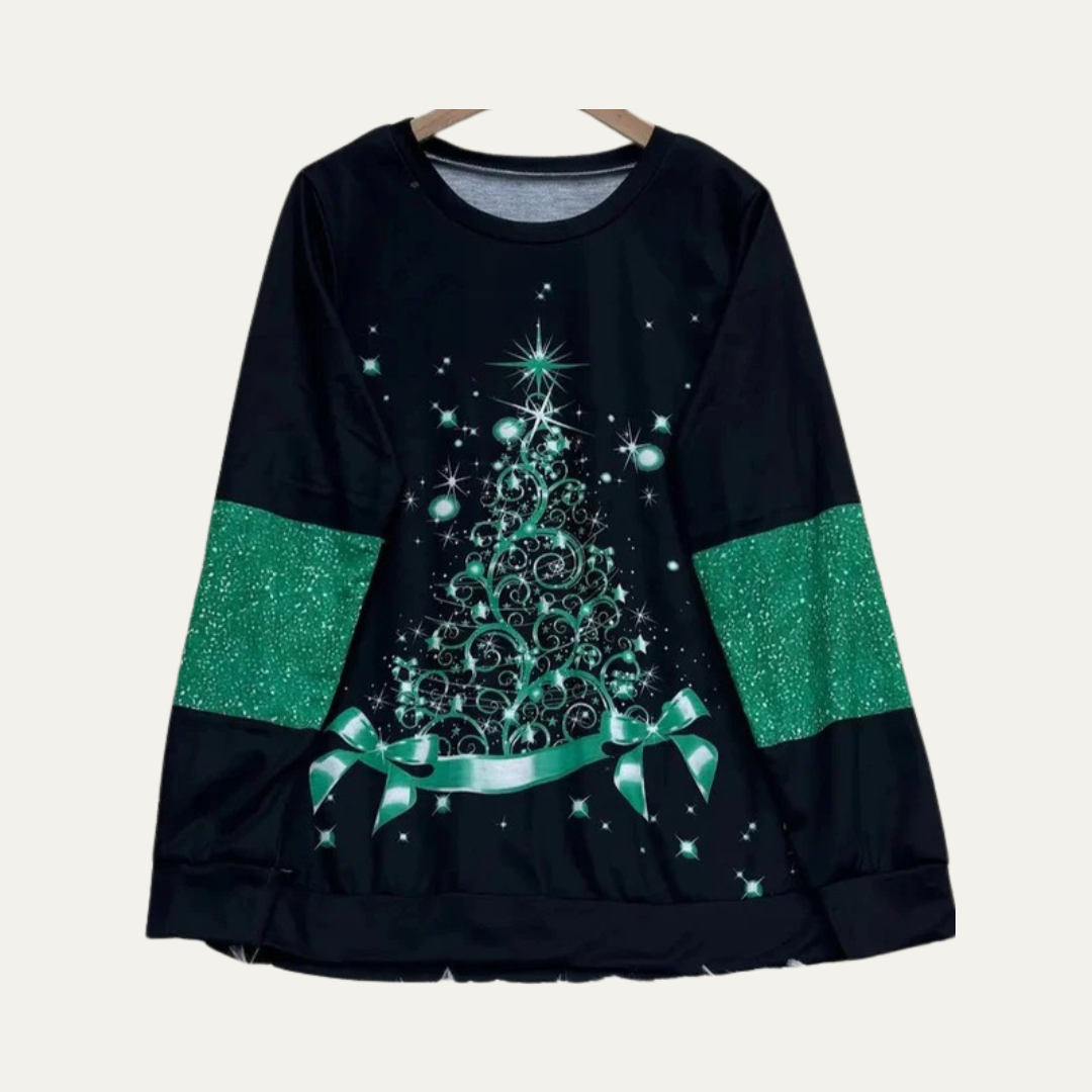 Women’s Starry Tree Christmas Sweatshirt