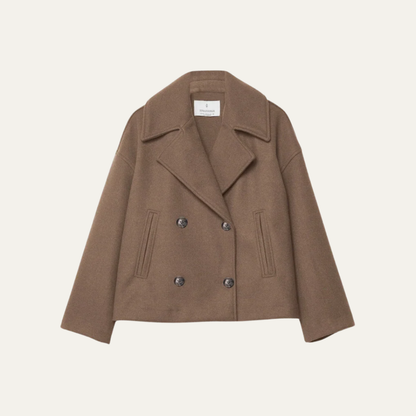 Women’s Timeless Chunky Cropped Peacoat