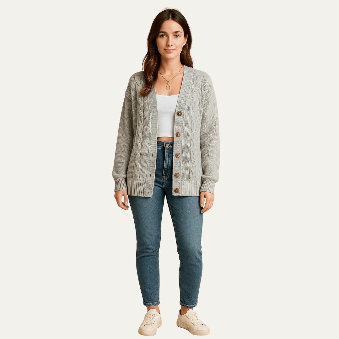 Women’s Cozy Cable Knit Cardigan