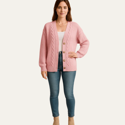 Women’s Cozy Cable Knit Cardigan