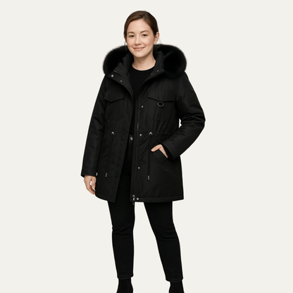 Women’s Mid-Length Parka Jacket