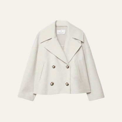 Women’s Timeless Chunky Cropped Peacoat