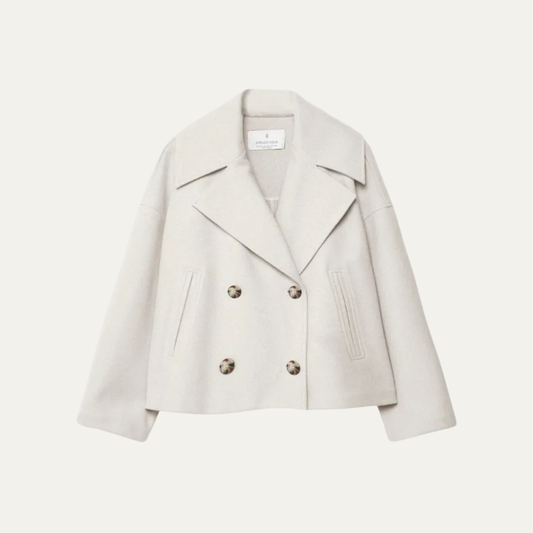 Women’s Timeless Chunky Cropped Peacoat