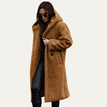 Women’s Oversized Long Teddy Coat