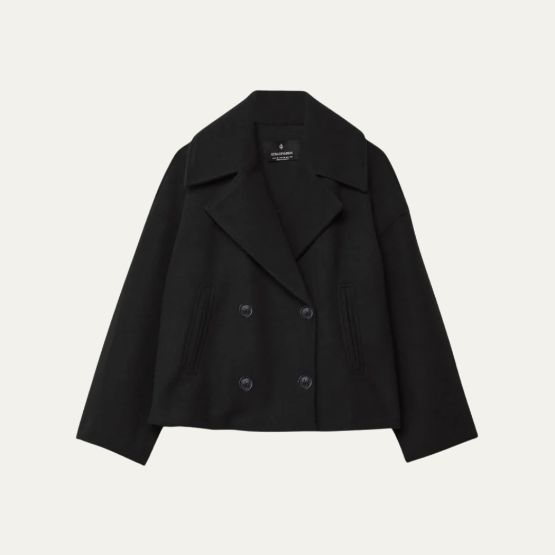 Women’s Timeless Chunky Cropped Peacoat