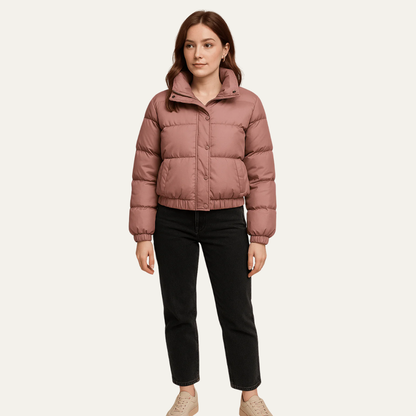 Women’s Boxy Cropped Puffer Jacket