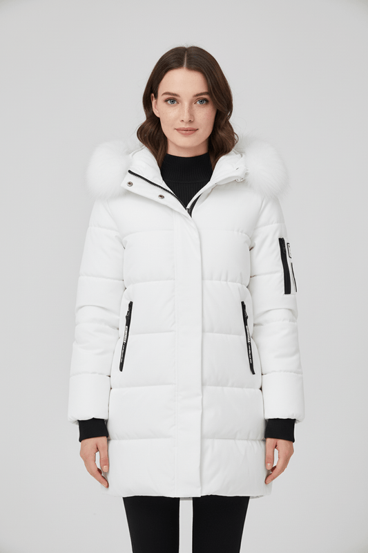 Women’s Fur Trimmed Hooded Winter Parka