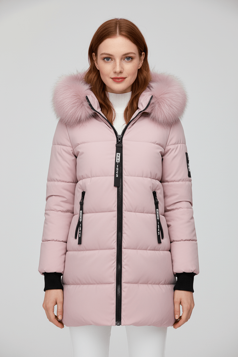 Women’s Fur Trimmed Hooded Winter Parka