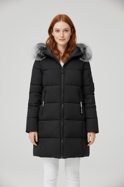 Women’s Fur Trimmed Hooded Winter Parka