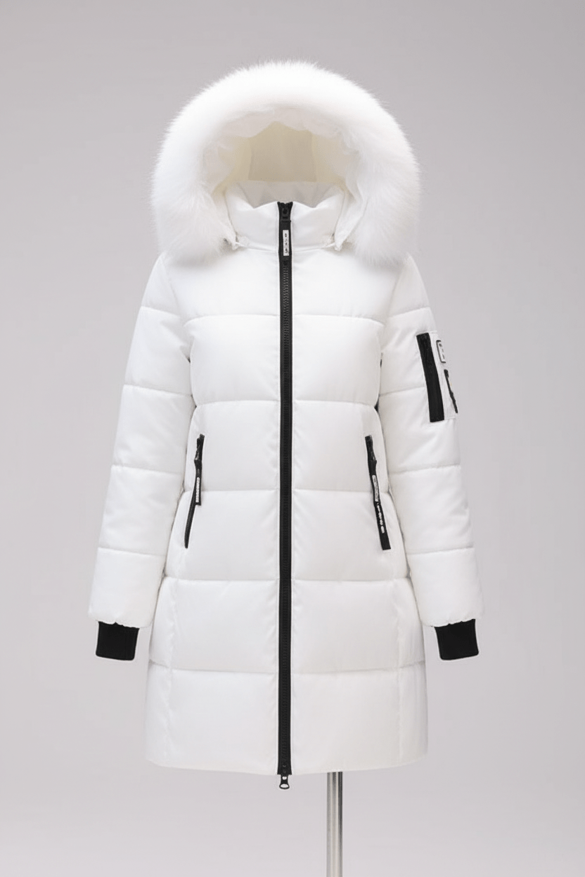 Women’s Fur Trimmed Hooded Winter Parka