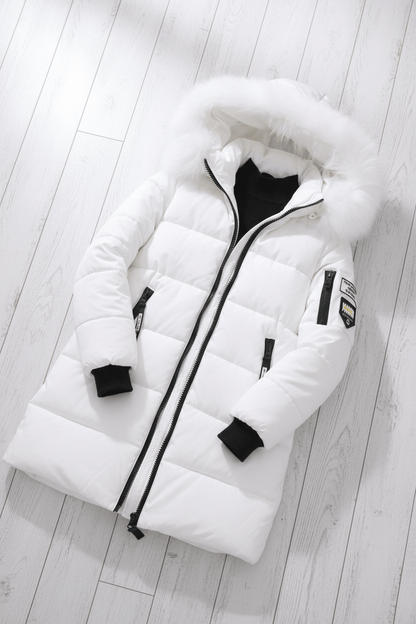 Women’s Fur Trimmed Hooded Winter Parka