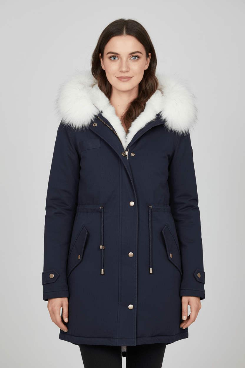 Women’s Fur Lined Hooded Winter Parka