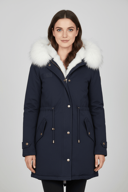 Women’s Fur Lined Hooded Winter Parka