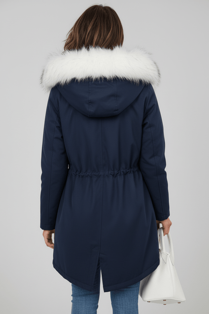 Women’s Fur Lined Hooded Winter Parka
