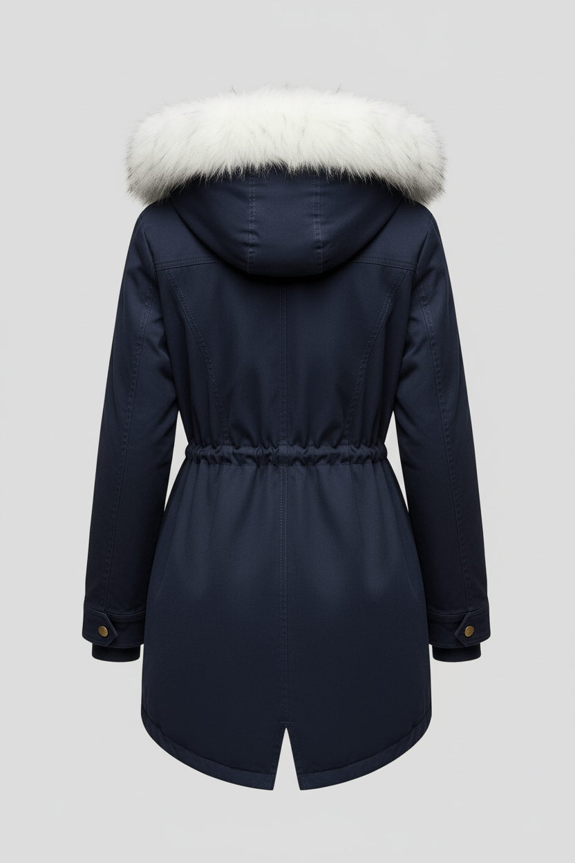 Women’s Fur Lined Hooded Winter Parka