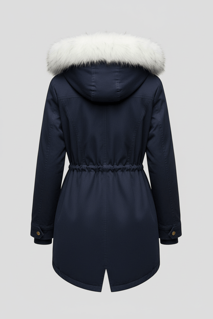 Women’s Fur Lined Hooded Winter Parka