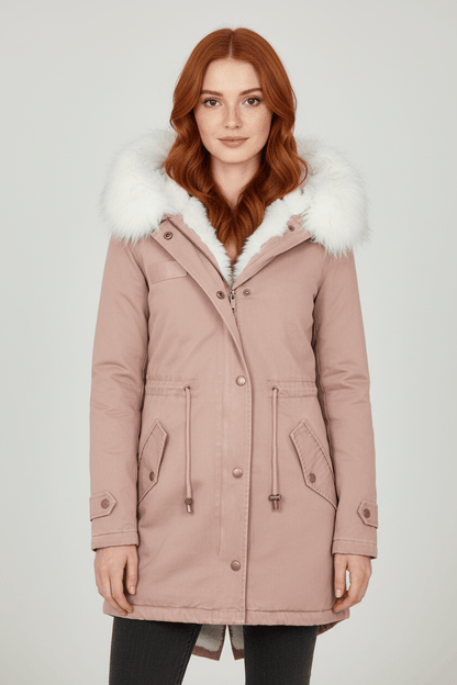 Women’s Fur Lined Hooded Winter Parka