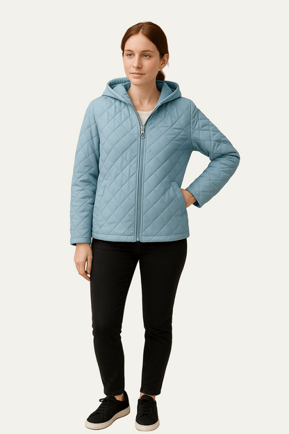 Women’s Quilted Hooded Jacket
