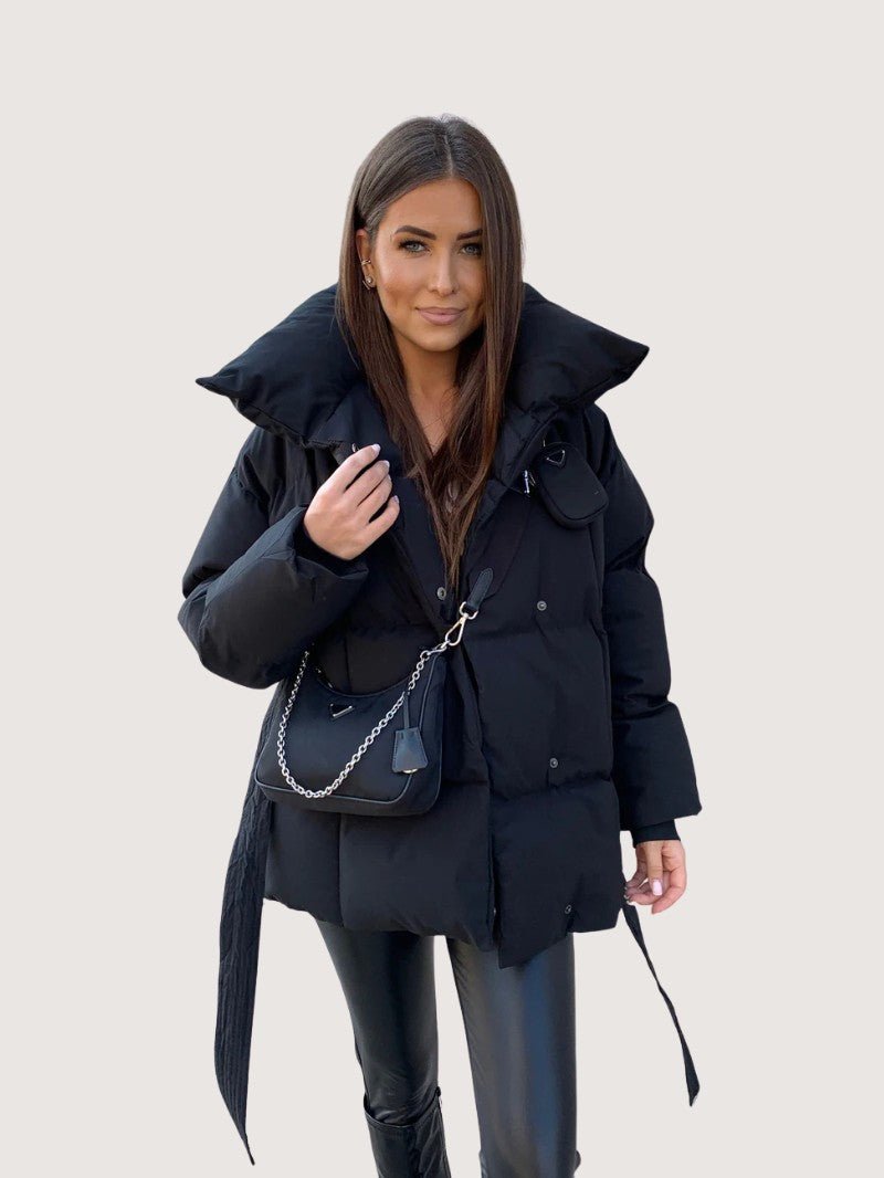 Women’s Oversized Wrap Puffer Jacket
