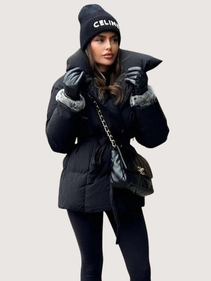 Women’s Oversized Wrap Puffer Jacket
