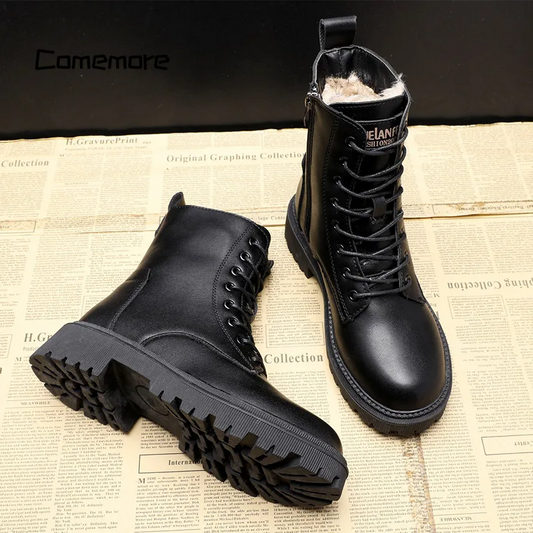 Stylish Black Knee High Boots