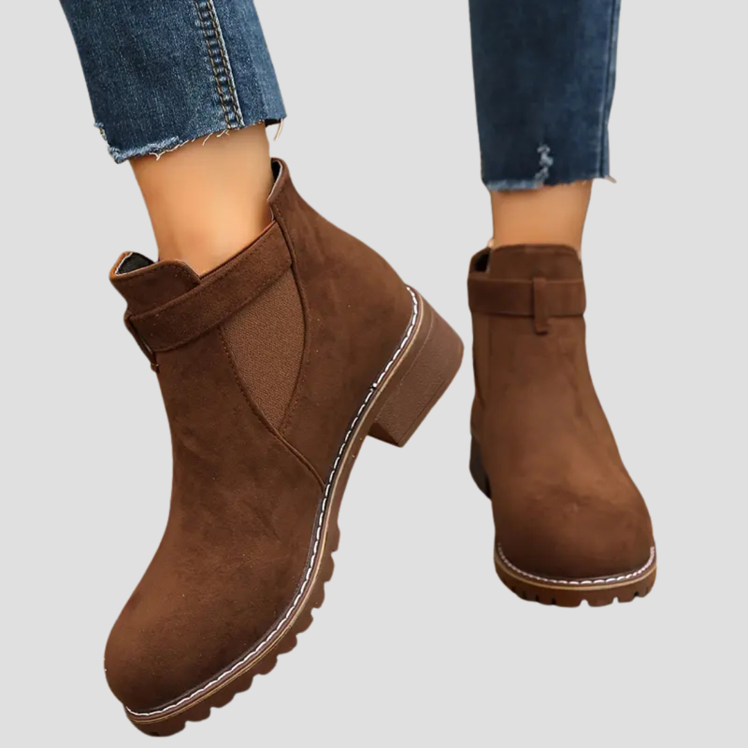 Women’s Buckled Chelsea Ankle Boots
