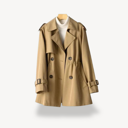 Women’s Cotton Midi Trench Coat