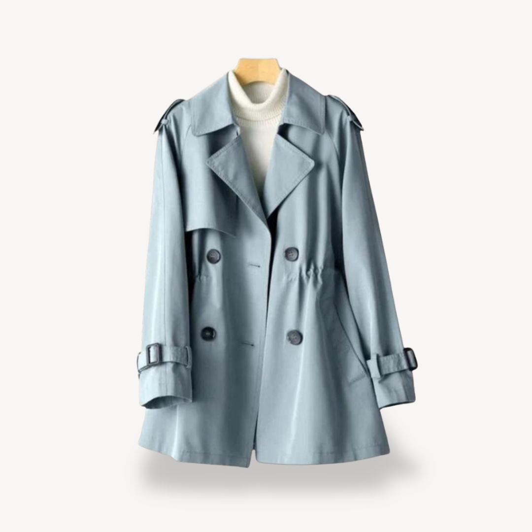 Women’s Cotton Midi Trench Coat