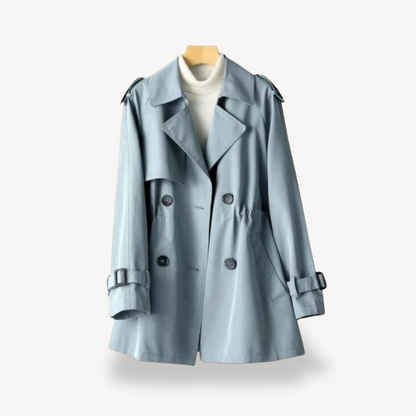 Women’s Cotton Midi Trench Coat