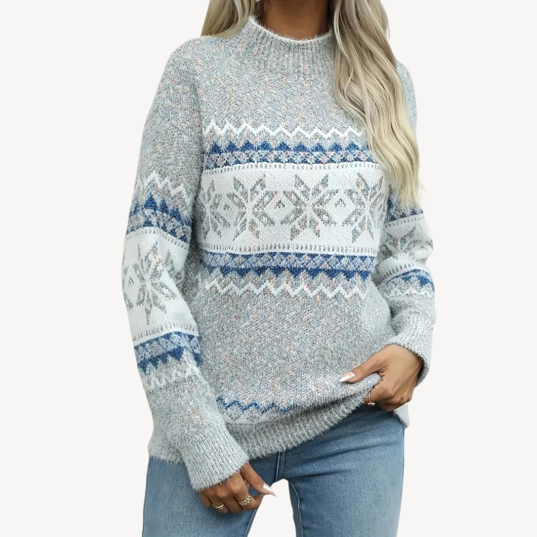 Women’s Snowflake Knitted Sweater