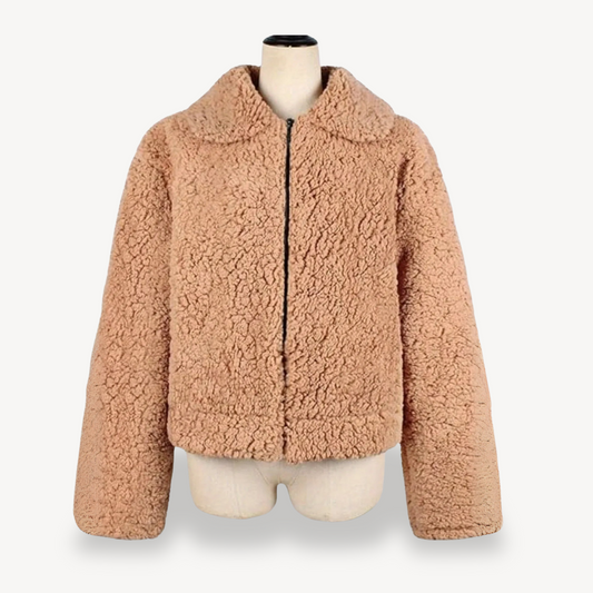 Women’s Retro Faux Fleece Coat