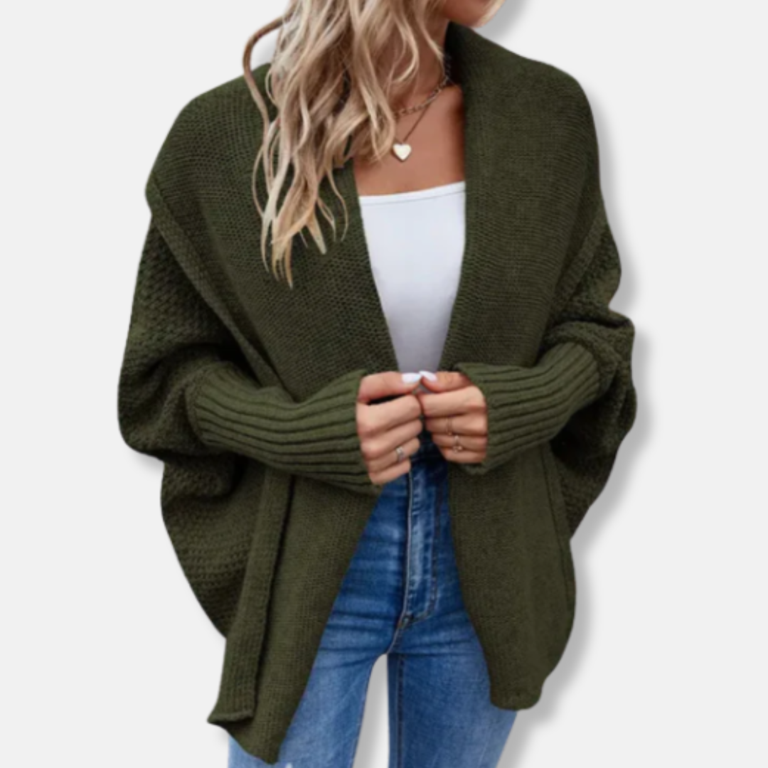 Women’s Oversized Open-Front Cardigan