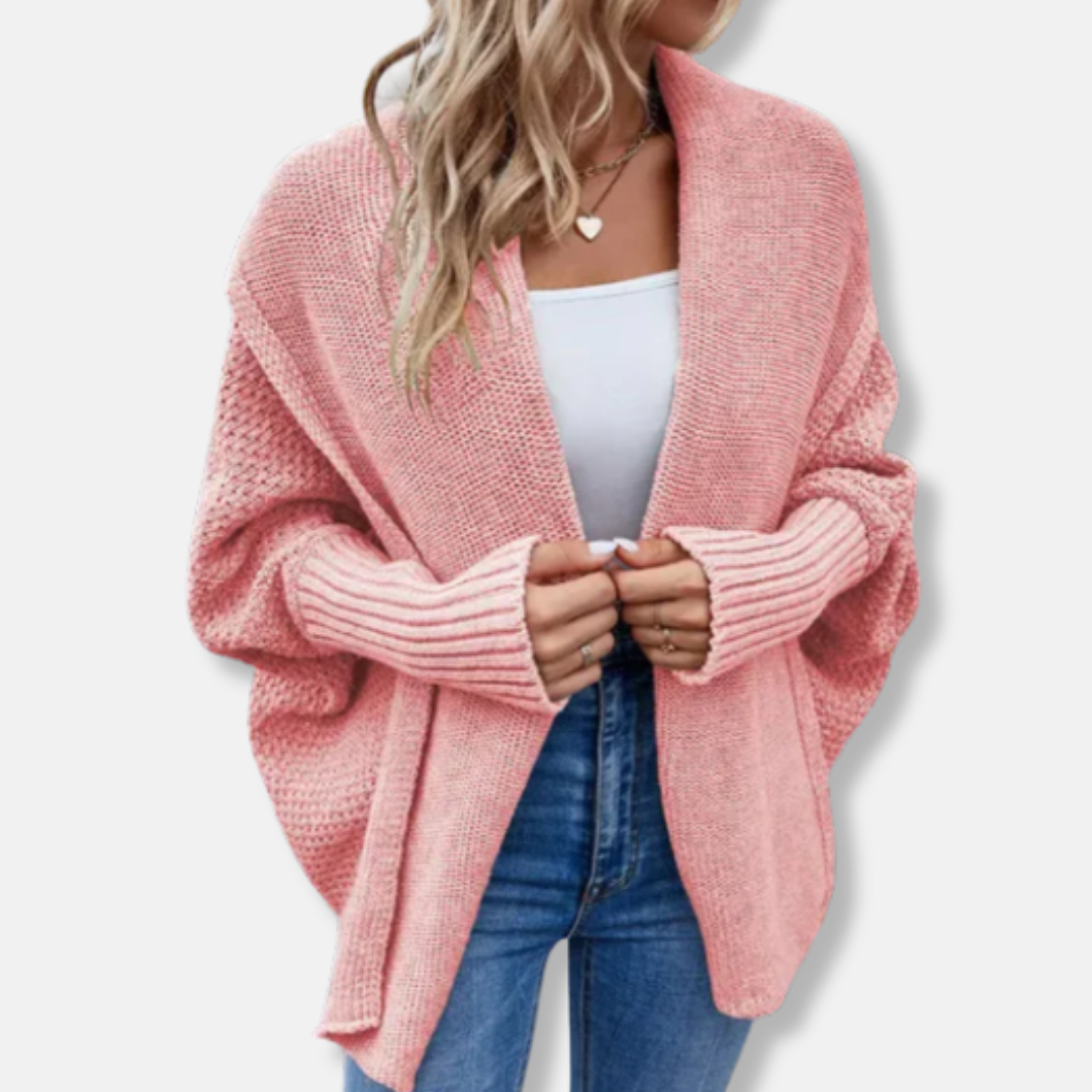 Women’s Oversized Open-Front Cardigan