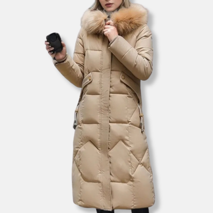 Women’s Full-Length Quilted Puffer Coat