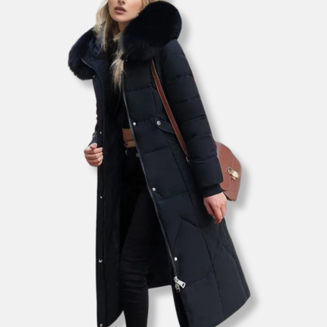 Women’s Full-Length Quilted Puffer Coat