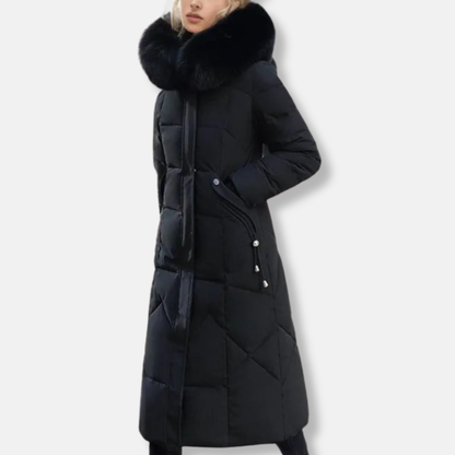Women’s Full-Length Quilted Puffer Coat