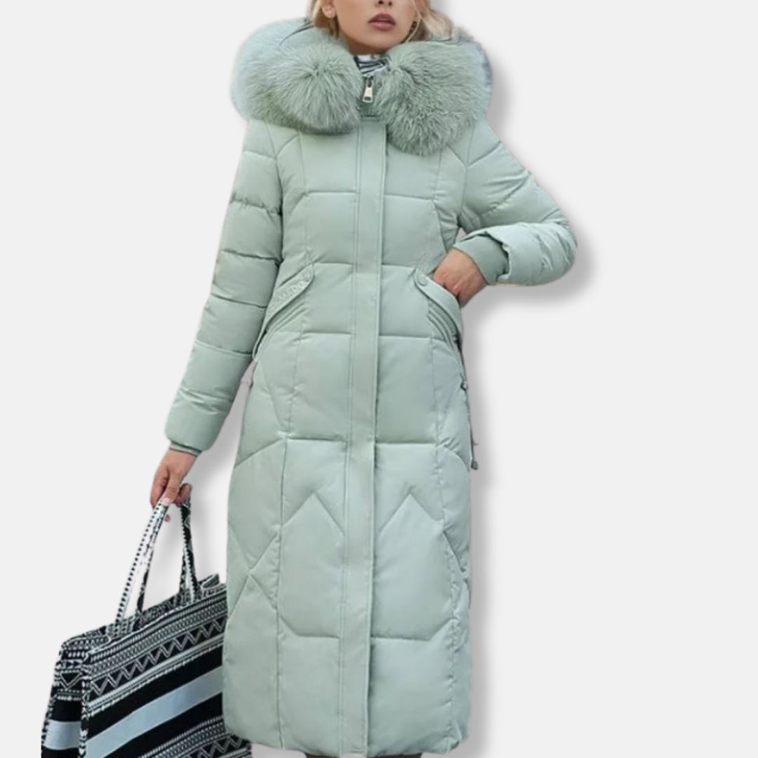 Women’s Full-Length Quilted Puffer Coat