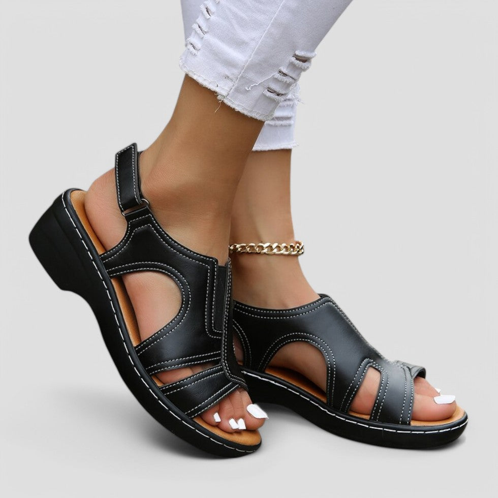 Leather Support Sandals for Women