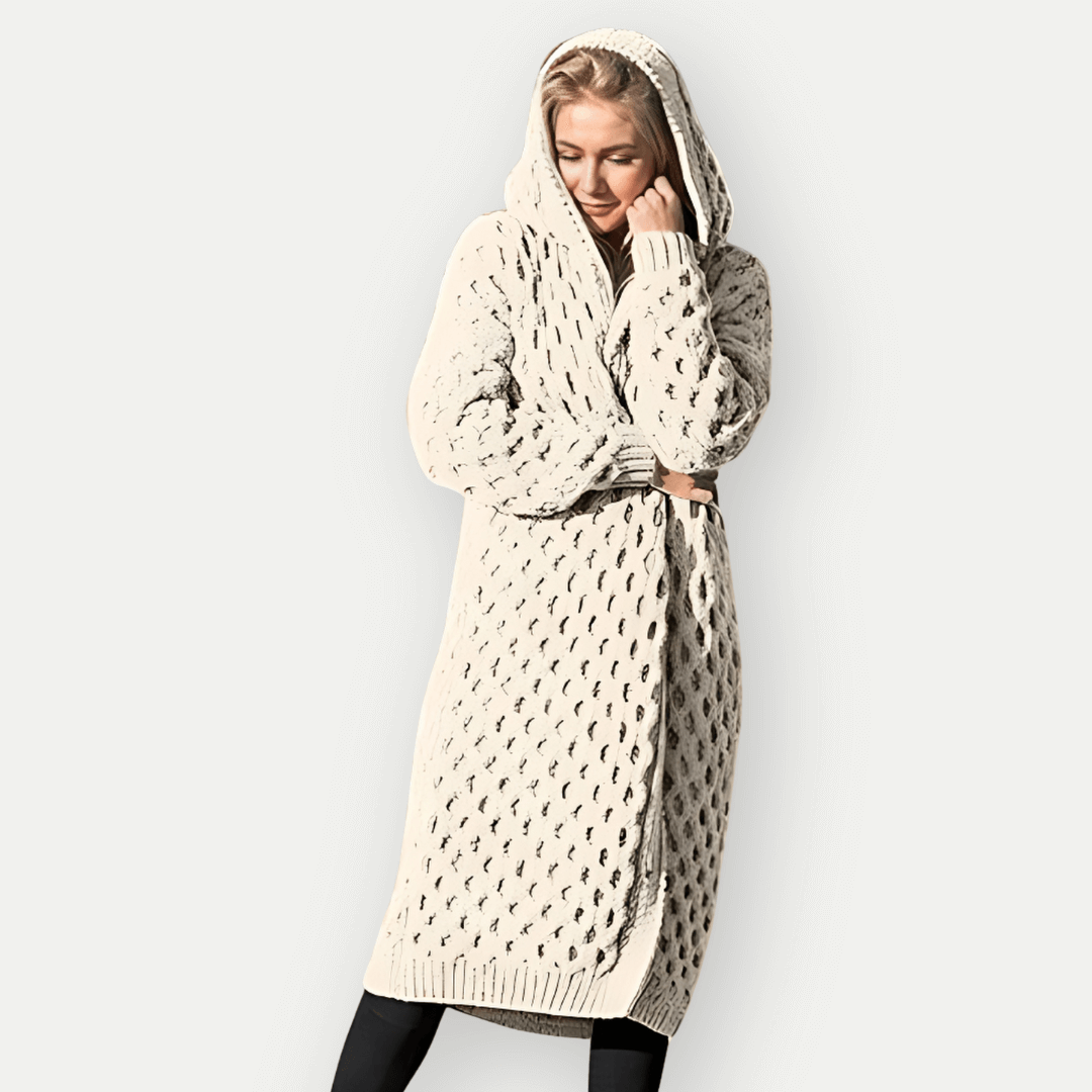Women’s Floor-Length Chunky Knit Cardigan