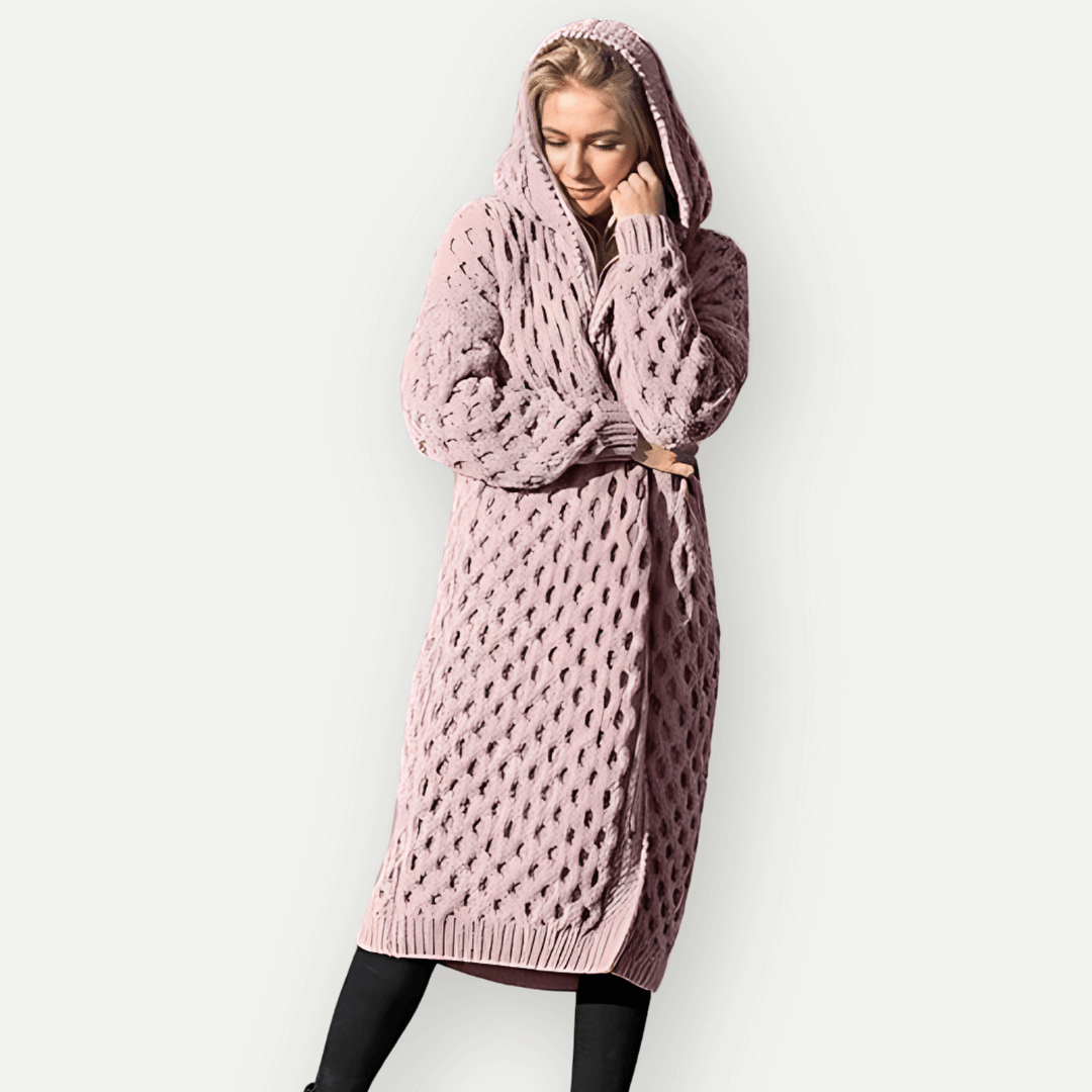 Women’s Floor-Length Chunky Knit Cardigan