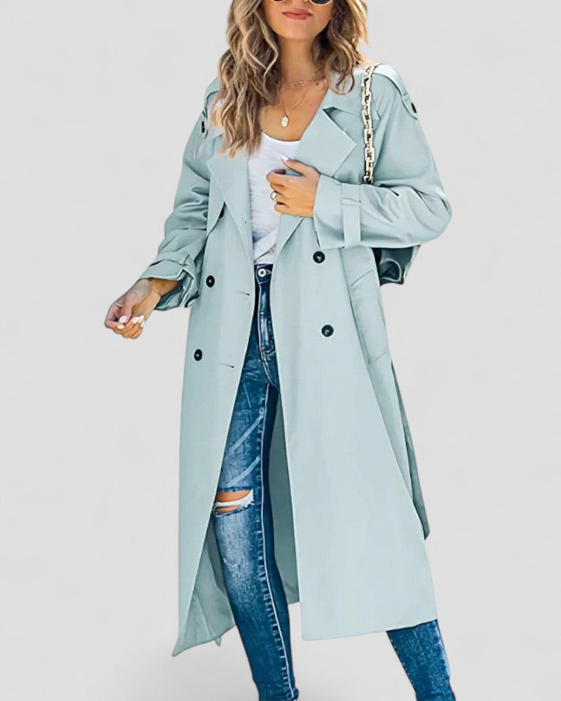 Women’s Double-Breasted Trench Coat
