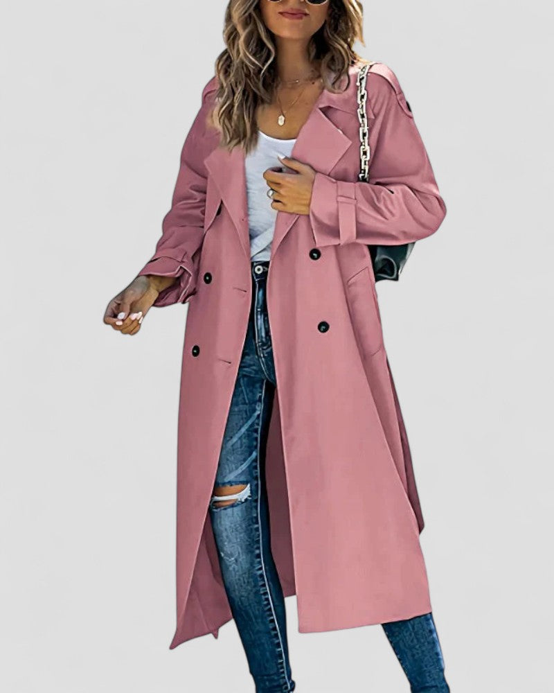Women’s Double-Breasted Trench Coat