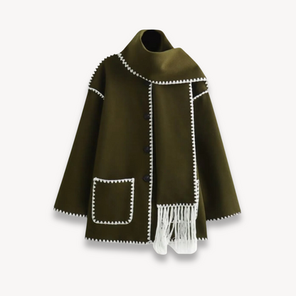 Women’s Vintage Patchwork Overcoat