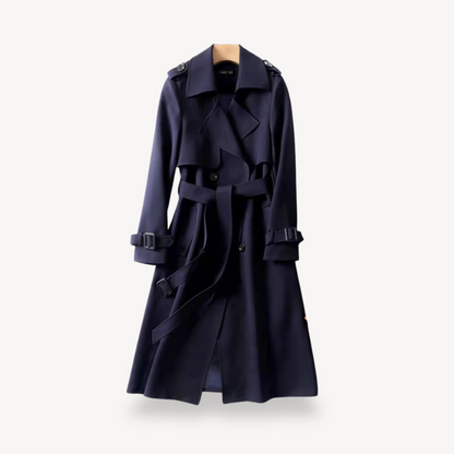 Women’s Elegant Lace Up Trench Coat