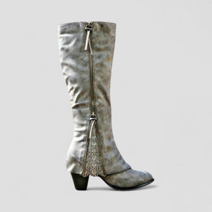 Orthopedic Knee High Zipper Boots for Women