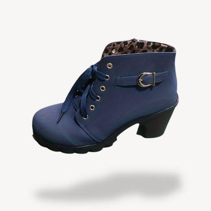 Women’s Elegant Lace-up High Heel Boots